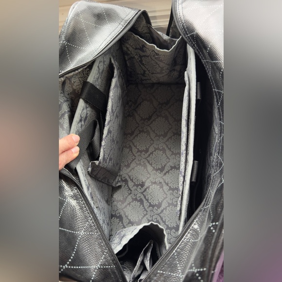 Mary Kay Black and Cream Quilted Laptop Bag - Like NEW1 - Picture 7 of 10